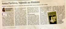 recensione Anna pavlova france le figaro
