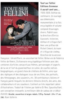 utto su Fellini Mémoire des Arts